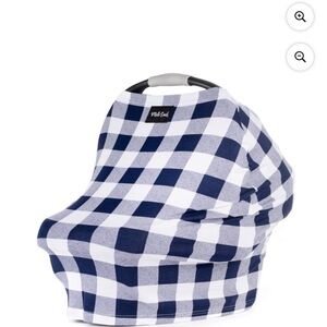 Milk Snob Navy and White Checkered Baby cover
